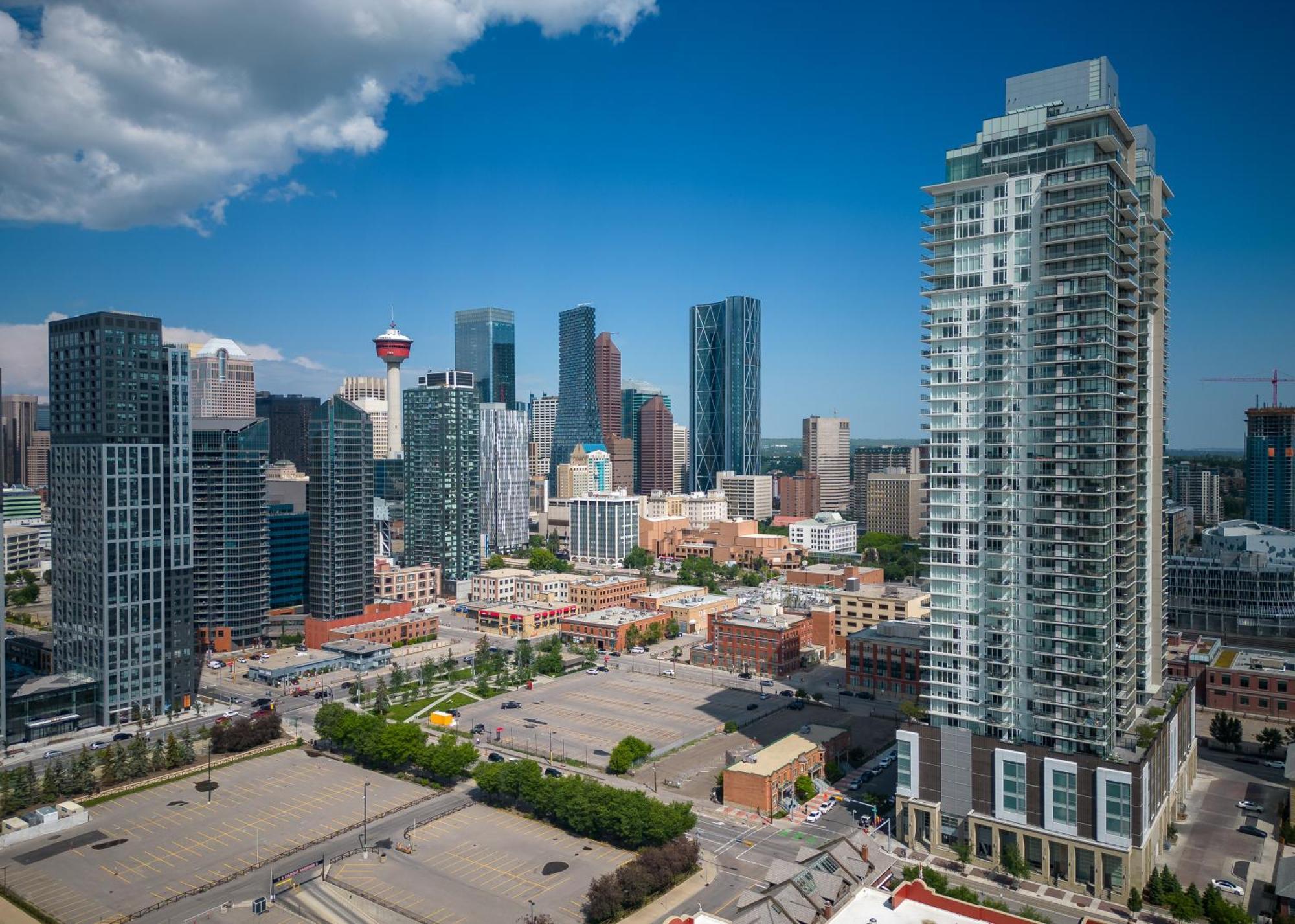 Modern Suite Calgary Downtown 5 Min Walk Stampede Exteriér fotografie