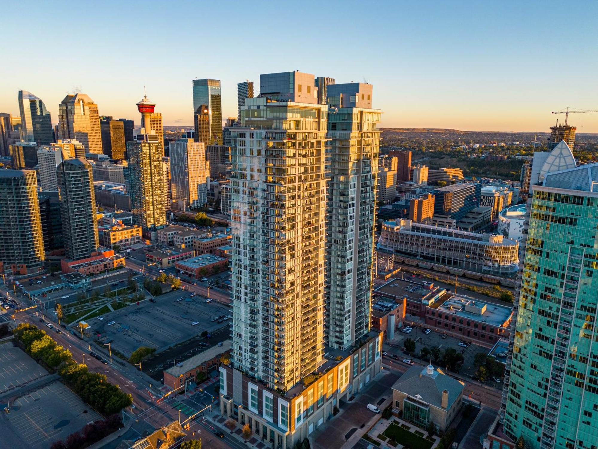 Modern Suite Calgary Downtown 5 Min Walk Stampede Exteriér fotografie