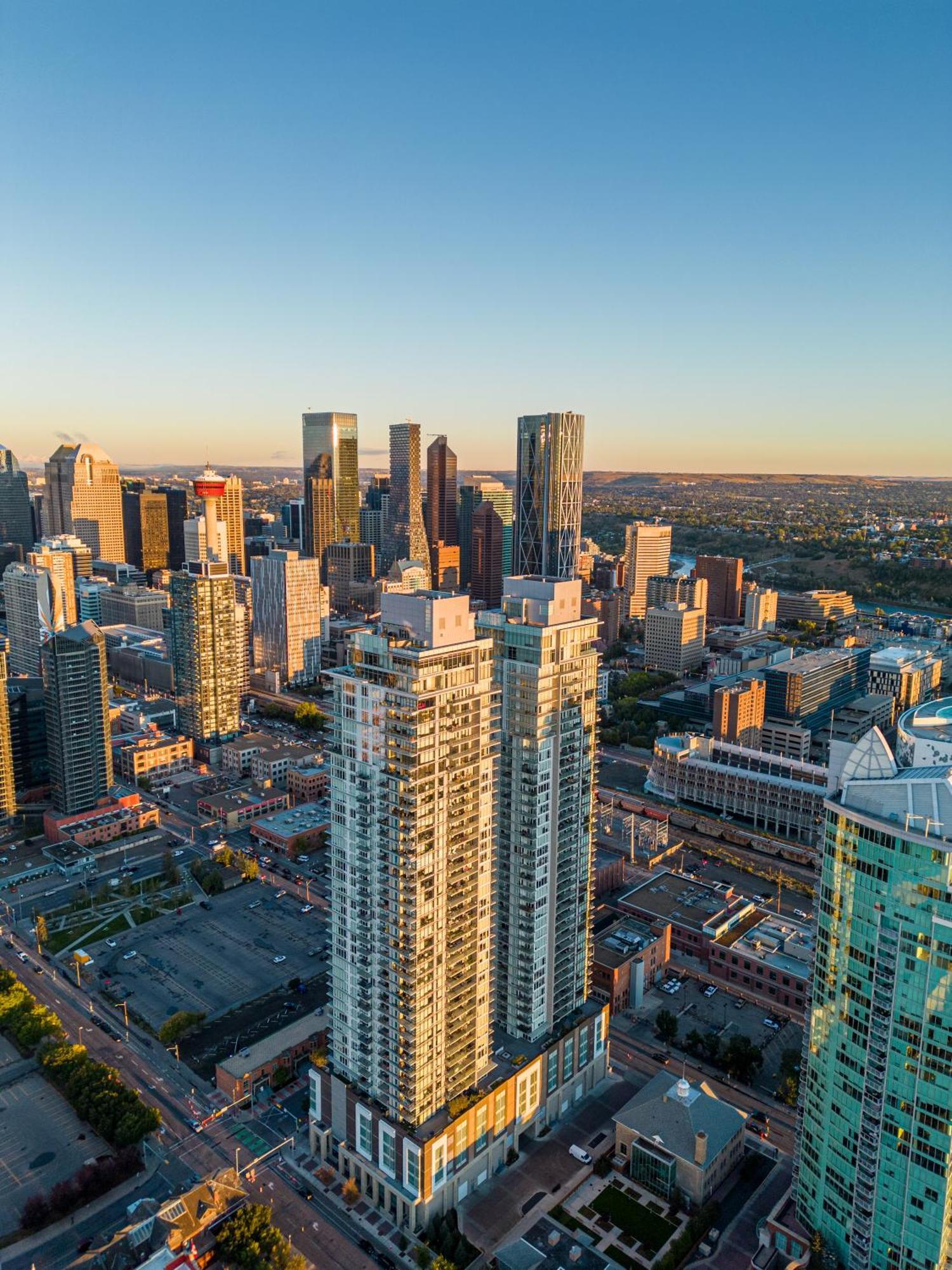 Modern Suite Calgary Downtown 5 Min Walk Stampede Exteriér fotografie